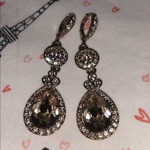 Givenchy crystal drop earrings